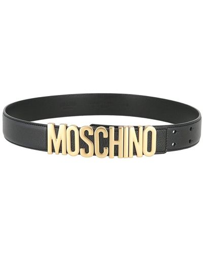 MOSCHINO M-LOGO LEATHER BELT FUXIA – Enzo Clothing Store