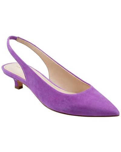 Marc Fisher Posey Suede Dress Shoe - Purple