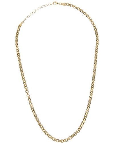 Argento Vivo Gold Rolo Chain Necklace - Metallic