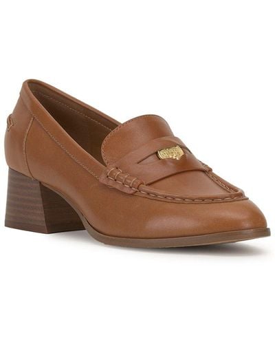 Vince Camuto Carissla Leather Loafer - Brown