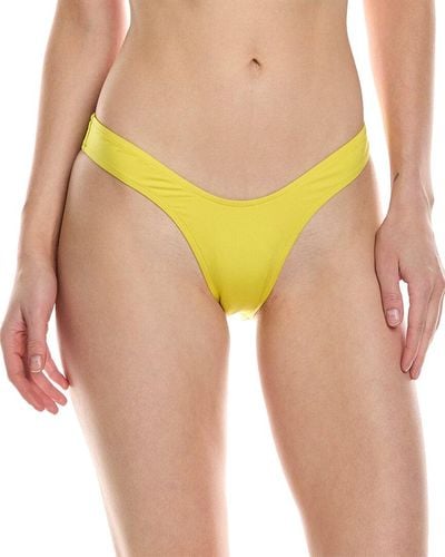 Monica Hansen Beachwear Money Maker U Bikini Bottom - Yellow