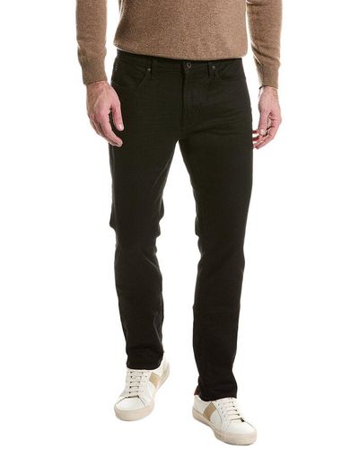 John Varvatos Bowery Black Slim Straight Jean