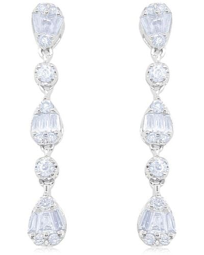 Meira T 14k 0.45 Ct. Tw. Diamond Drop Earrings - White