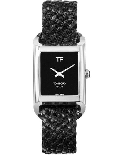 Tom Ford Unisex 004 Watch - Black