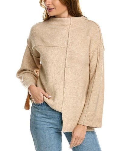 Cult Gaia Tess Alpaca & Wool-blend Sweater - Natural