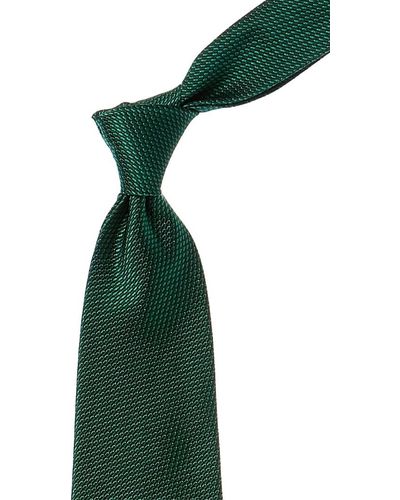 Brooks Brothers Medium Green Block Solid Silk Tie