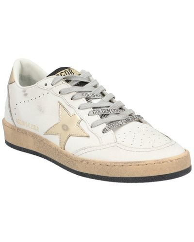 Golden Goose Deluxe Brand Ballstar Leather Sneaker - White