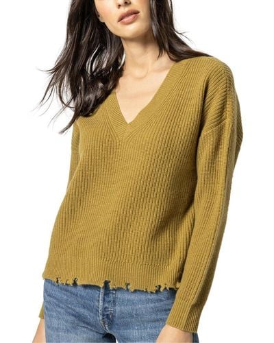 Lilla P Wool & Cashmere-blend Sweater - Yellow