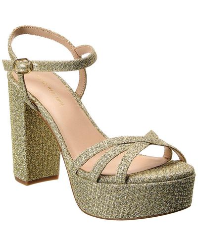 Stuart Weitzman 130 Platform Sandal - Metallic