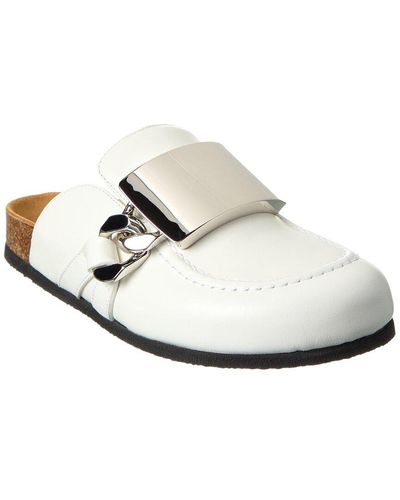 JW Anderson Chain Leather Loafer - White