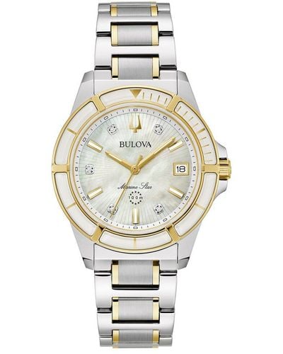 Bulova Diamond Watch - Metallic