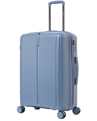 DUKAP Airley Lightweight Expandable Hardside Spinner Luggage - Blue