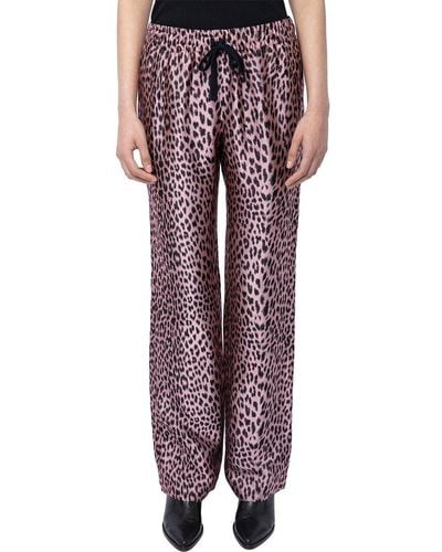 Zadig & Voltaire Pomy Jac Leo Pant - Red