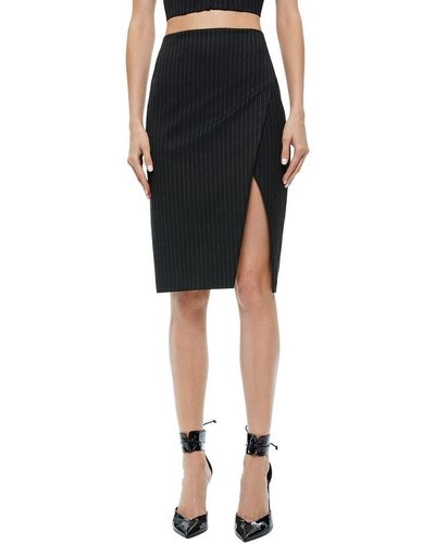 Alice + Olivia Alice + Olivia Siobhan Midi Skirt - Black