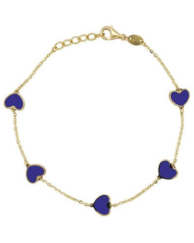 Sabrina Designs 14k Lapis Chain Bracelet - Metallic