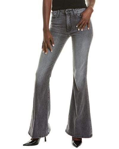 Black Orchid Orchid Grace Cloudy Skies Super Flare Jean - Black