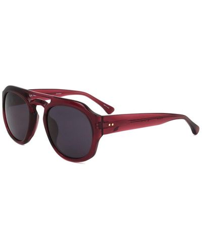 Linda Farrow Dries Van Noten By Linda Farrow Dvn58 49mm Sunglasses - Red