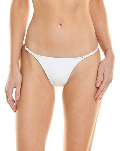 Onia Adjustable String Bikini Bottom - White