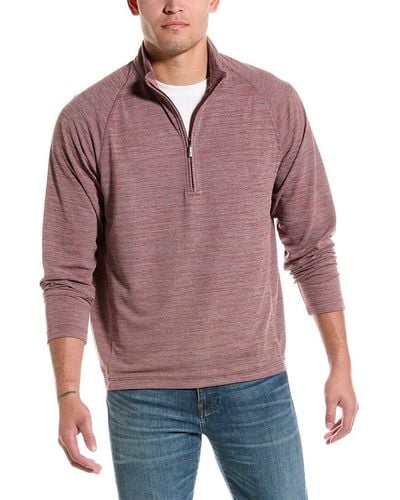 Tommy Bahama Play Action 1/2-zip Pullover - Red