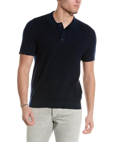 Onia Textured Polo Shirt - Black