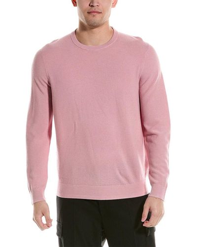 Ted Baker Reson Regular Fit Wool-blend Crewneck Jumper - Pink