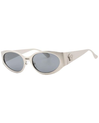 Versace 0Ve2263 56Mm Sunglasses - Metallic
