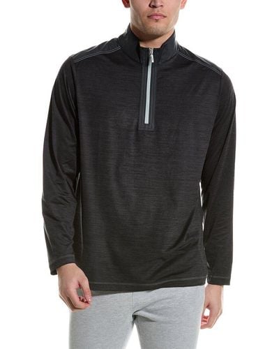 Tommy Bahama Sport On Deck 1/2-zip Pullover - Black