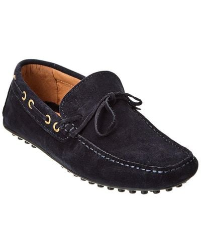 M by Bruno Magli Tino Suede Loafer - Blue