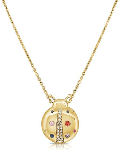 Sabrina Designs 14k 0.14 Ct. Tw. Diamond & Necklace - Metallic