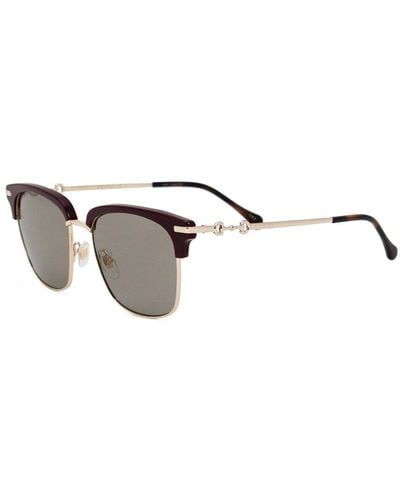 Gucci 56mm Sunglasses - Metallic