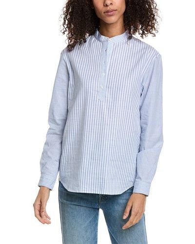 The Kooples Bleeker Stripe Shirt - Blue