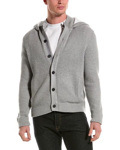 ATM Cashmere-blend Sweater Jacket - Gray