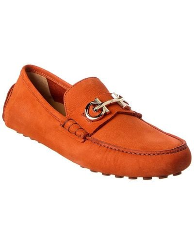 Ferragamo Grazioso Leather Loafer - Orange