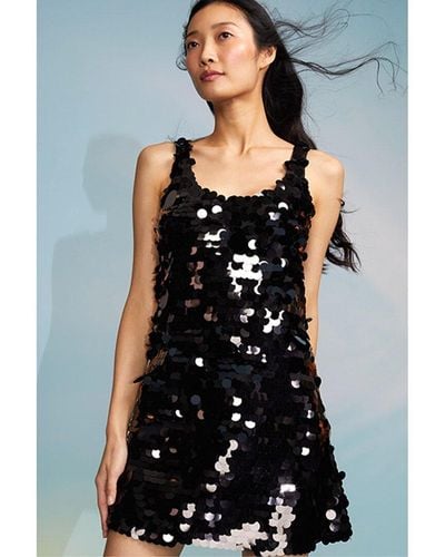 Cynthia Rowley Sequin Mini Dress - Black