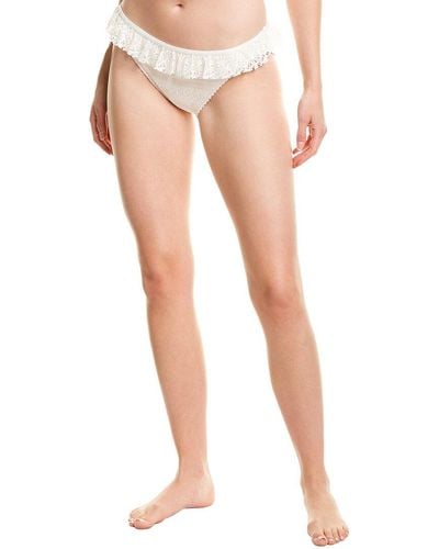 Kate Spade Lace Classic Bikini Bottom - White