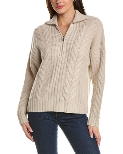 NAADAM Open Back Wool & Cashmere-blend Sweater - Natural