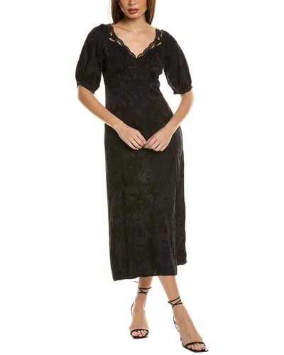 Saltwater Luxe Midi Dress - Black