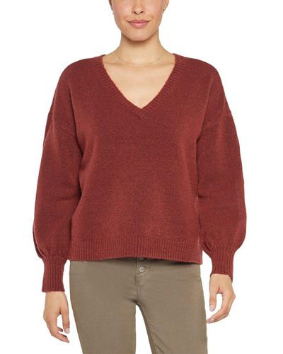 NYDJ V-neck Sweater - Red