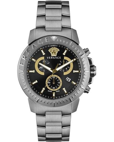 Versace New Chrono Watch - Grey
