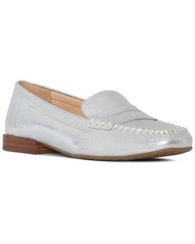 Donald J Pliner Binah Leather Loafer - White