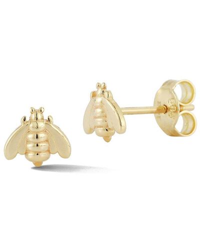 Ember Fine Jewelry 14k Bee Studs - Metallic