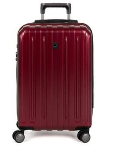 Delsey Helium Titanium Expandable Carry On - Red