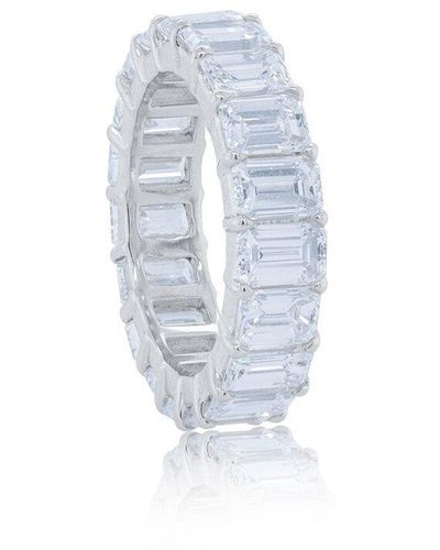 Diana M. Jewels Fine Jewelry White Gold 7.80 Ct. Tw. Diamond Eternity Ring - Multicolor