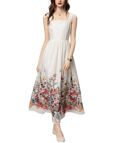BURRYCO Maxi Dress - White