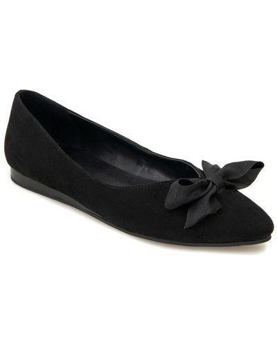 Kenneth Cole Lily Bow Flat - Black