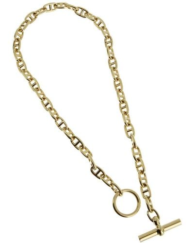 Hermès 18K Necklace (Authentic Pre-Owned) - Metallic