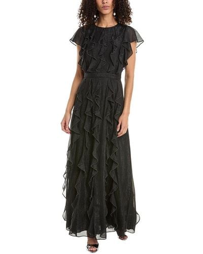 Ted Baker Ruffle Gown - Black