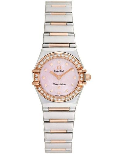 Omega Constellation Diamond Watch (Authentic Pre-Owned) - White