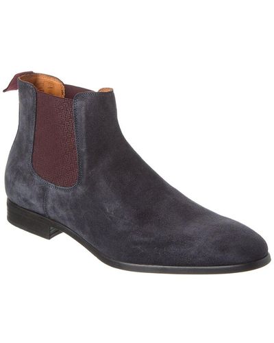 Ted Baker Roplet Elasticated Suede Chelsea Boot - Blue