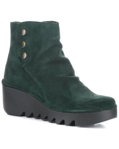 Fly London Brom Suede Boot - Green